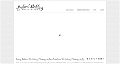 Desktop Screenshot of modernweddingphotographyblog.com